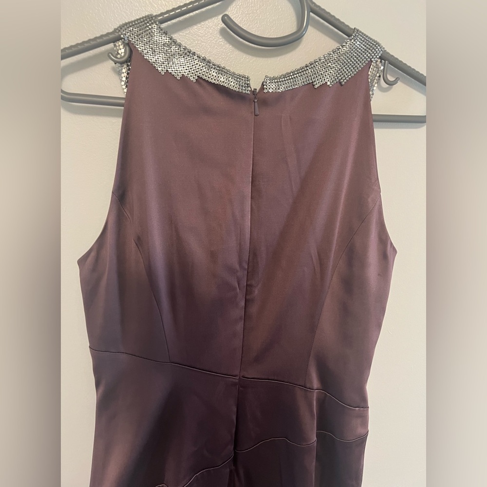 Nine West plum dress with Silver Accents - Picture 4 of 8